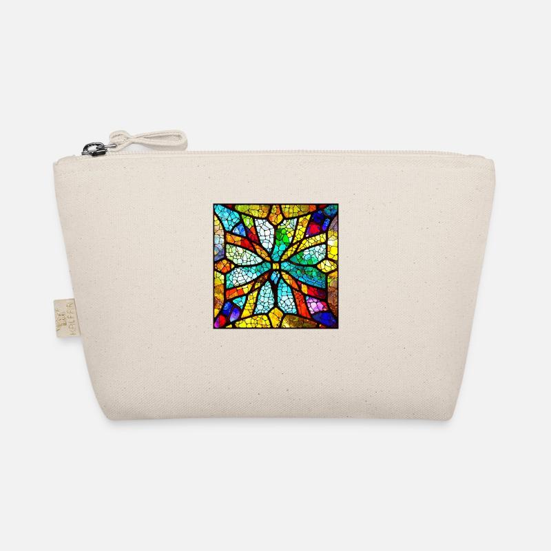 Stained Glass Window Organic Pouch