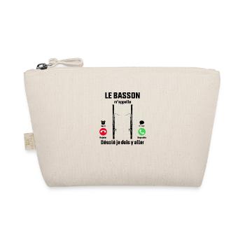 Le Basson m'appelle idée Cadeau Bassoniste - Trousse biologique - nature - Devant