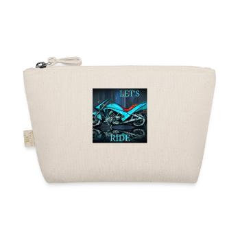 Let's Ride - Organic Pouch - nature - Front