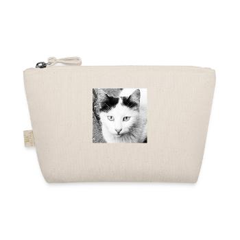 Cute Cat - Organic Pouch - nature - Front
