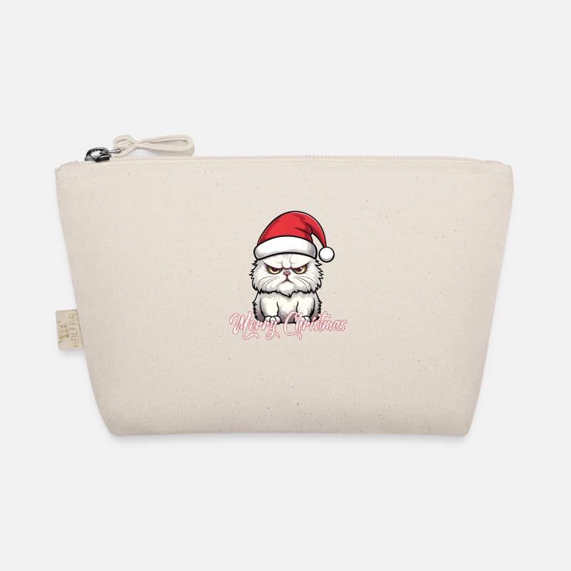Weihnachts Katze Bio-Täschchen