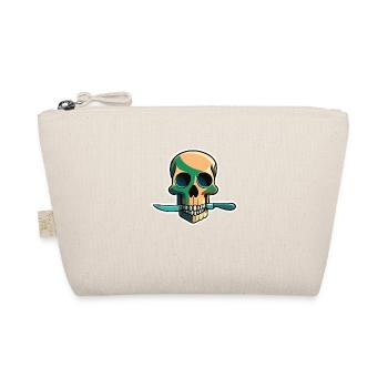 dead head with knife - Bio-Täschchen - Natur - Vorne