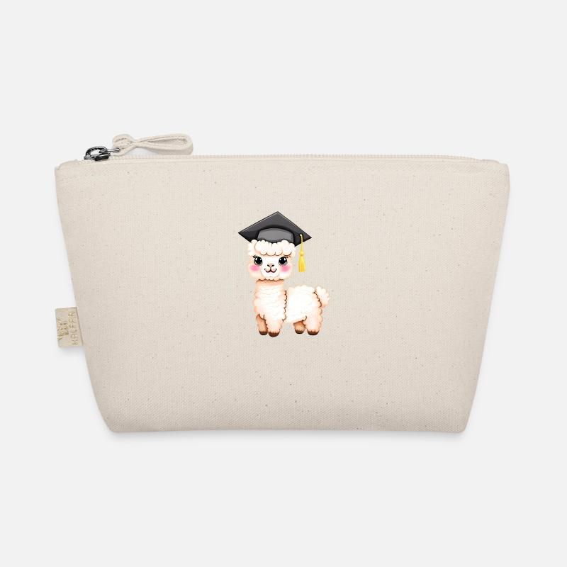 Bachelor Schulabschluss Absolvent Alpaka Studium Bio-Täschchen