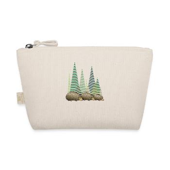 Hedgehogs - Organic Pouch - nature - Front