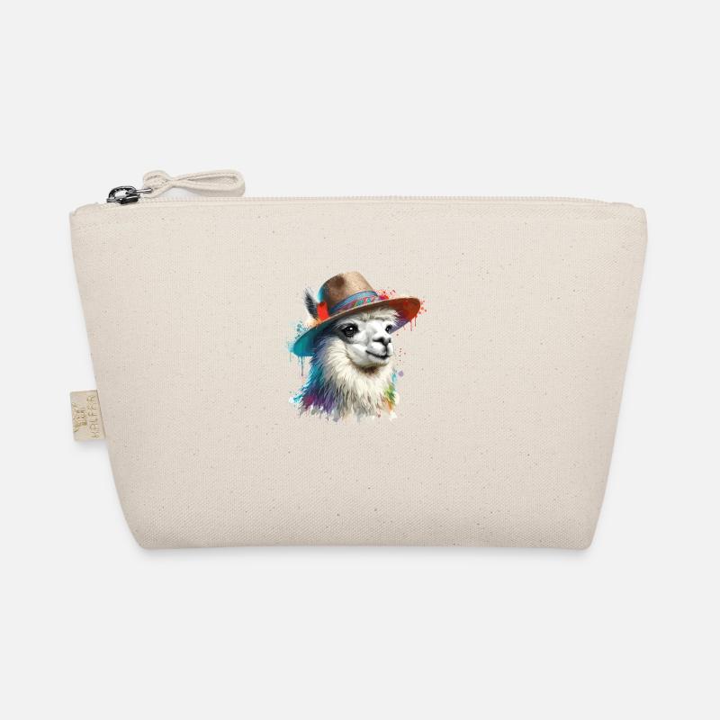 Llama with hat Organic Pouch
