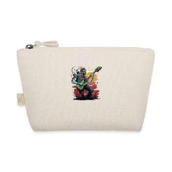 zombie with rock guitar - Organic Pouch - nature - Front