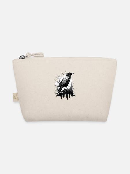 Crow - Organic Pouch - nature - Front