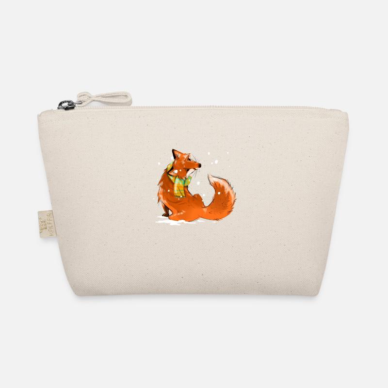 Fox in the snow Organic Pouch