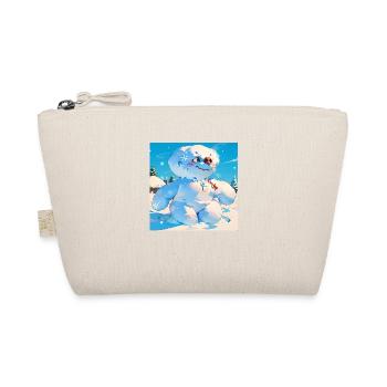 Snowman - Organic Pouch - nature - Front
