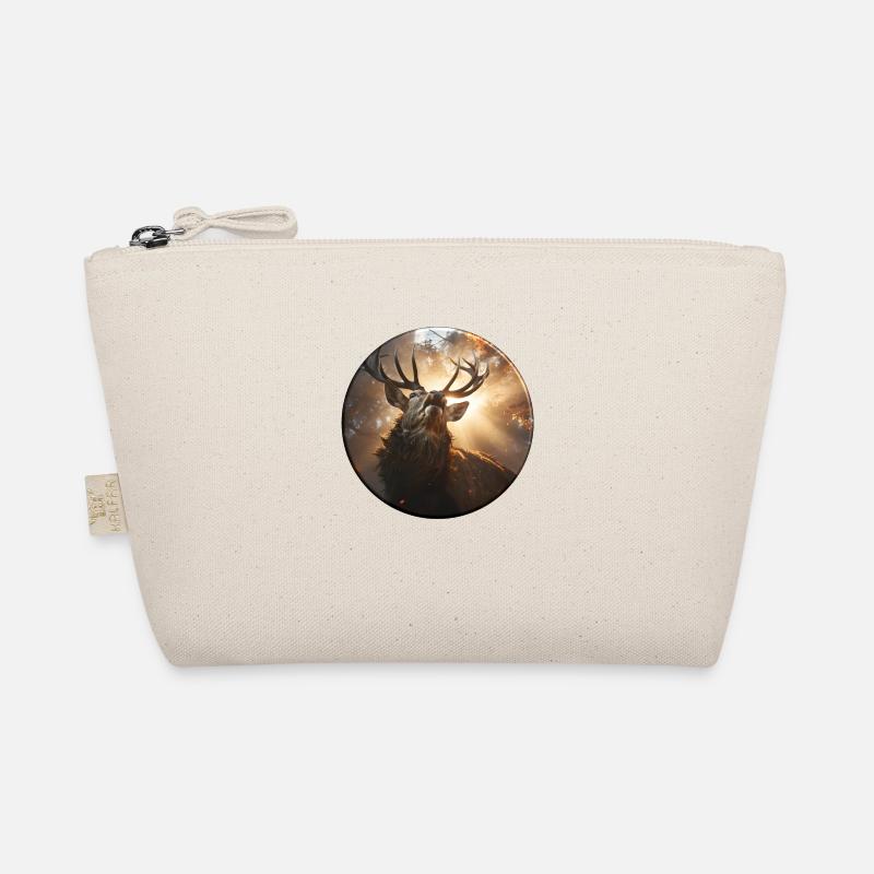 Röhrende Hirsch Im Abendlicht Bio-Täschchen