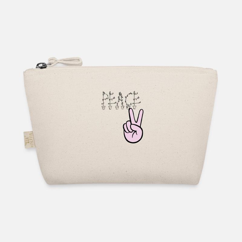 PEACE hand Bio-Täschchen