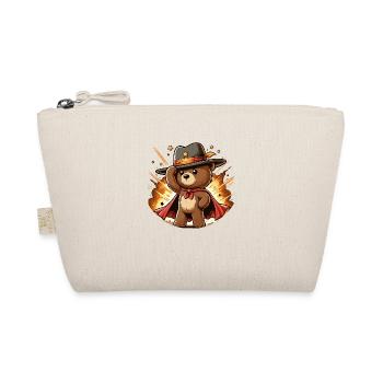 Teddy bear - Organic Pouch - nature - Front