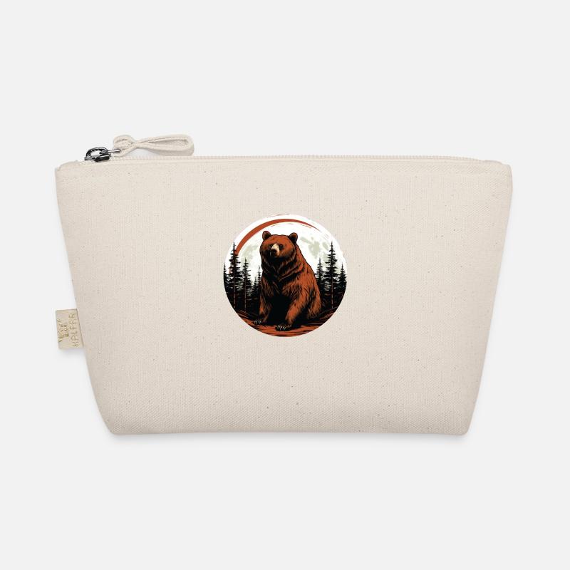 Wilder Bär Bio-Täschchen