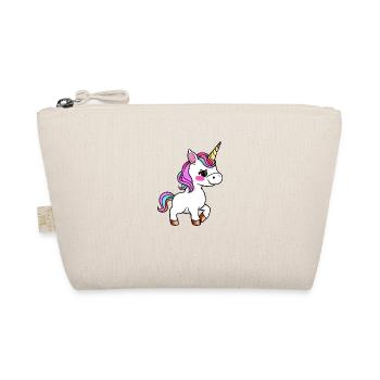 Unicorn Mythical Creature Mythical Creature Girl Unicorns - Organic Pouch - nature - Front