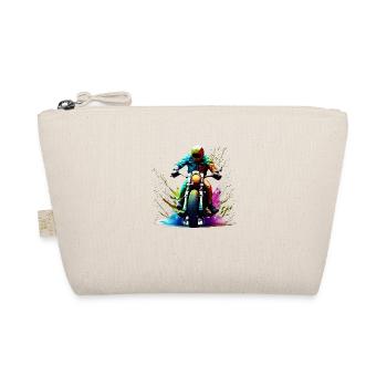 Motorcycle Motorcross Motorcyclist Motorbike Fan - Organic Pouch - nature - Front