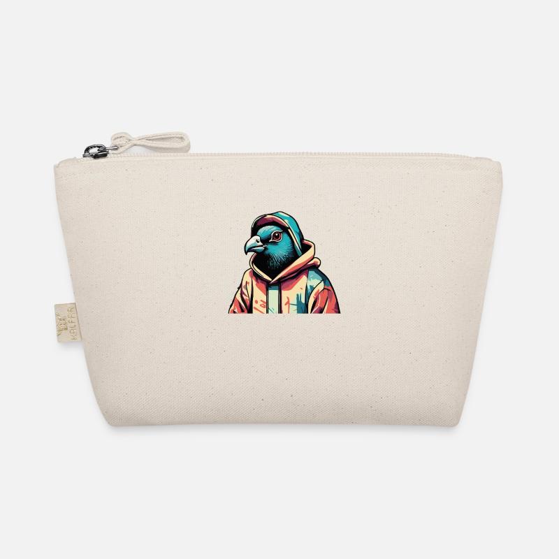 Coole Straßen Taube Vogel Bio-Täschchen