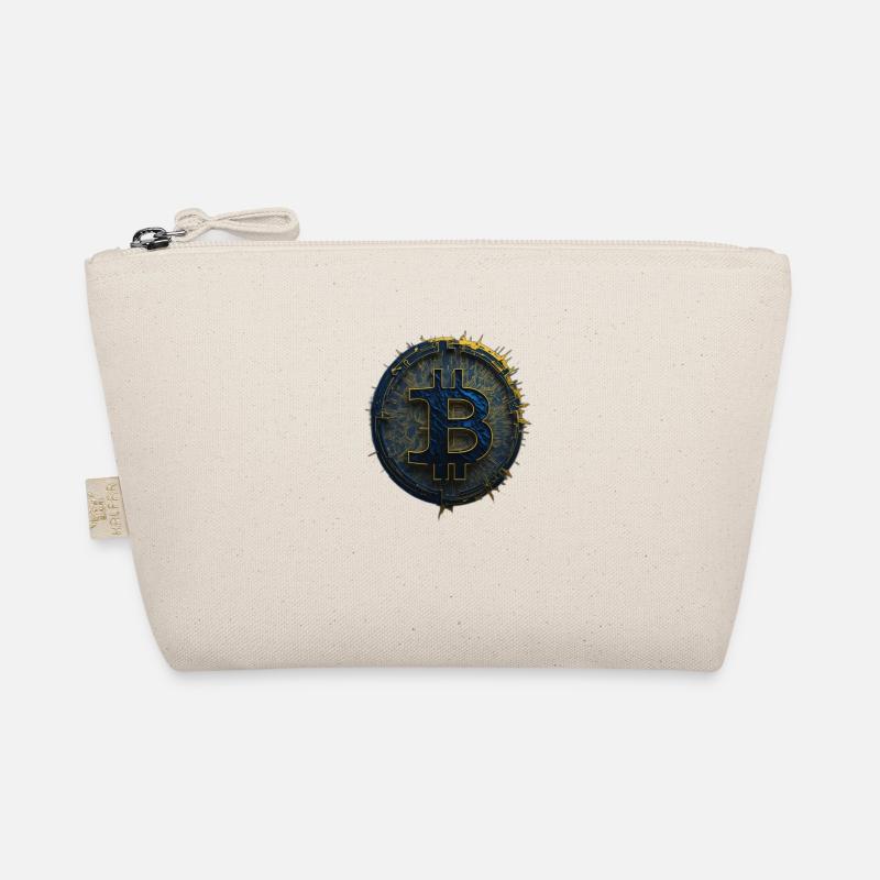 bitcoin gold blau - Bio-Täschchen - Natur