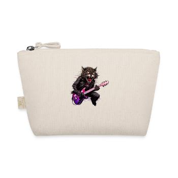 Pets, Cute, Cat, Animal, Cat, Funny Music, Guitar - Organic Pouch - nature - Front