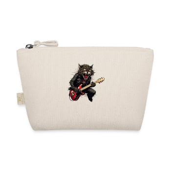 Pets, Cute, Cat, Animal, Cat, Funny Music, Guitar - Organic Pouch - nature - Front