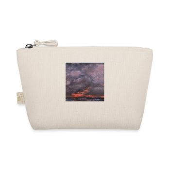 Lila Wolken - Bio-Täschchen - Natur - Vorne
