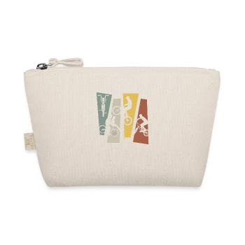 Vintage Retro Bike - Organic Pouch - nature - Front