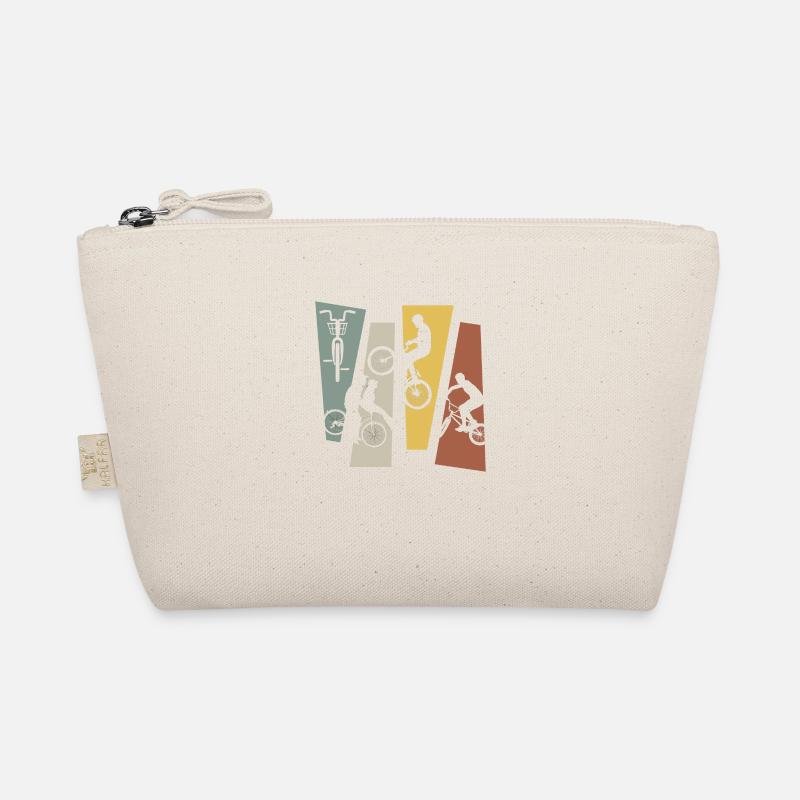 Vintage Retro Bike Organic Pouch