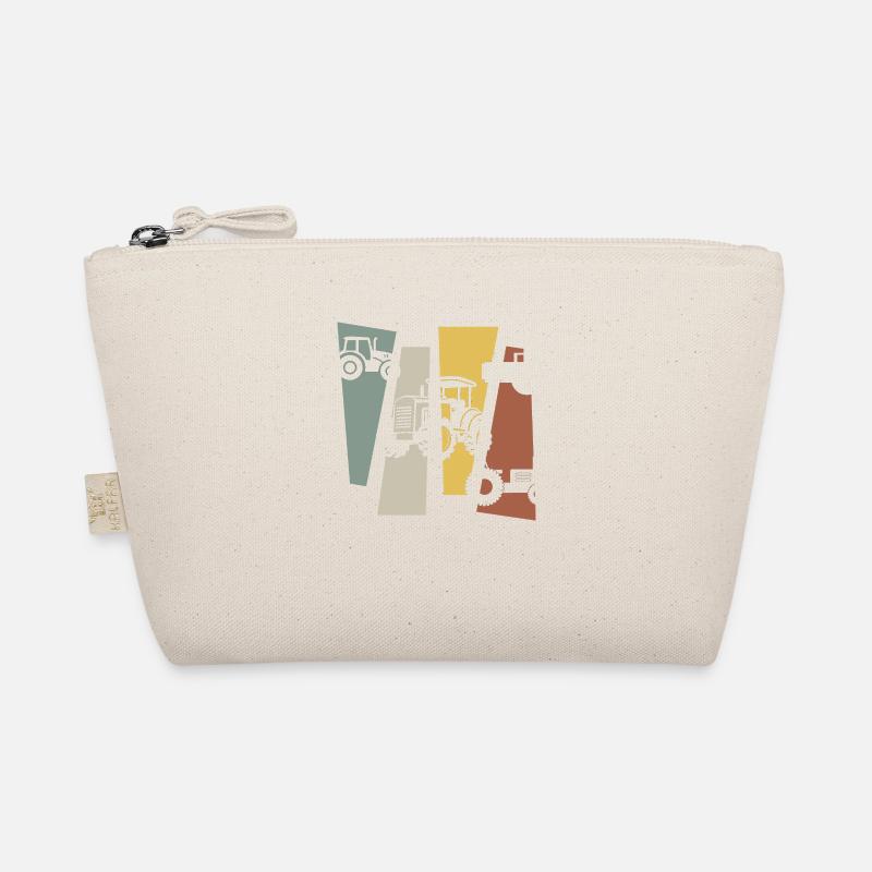 Vintage Retro Tractor Organic Pouch