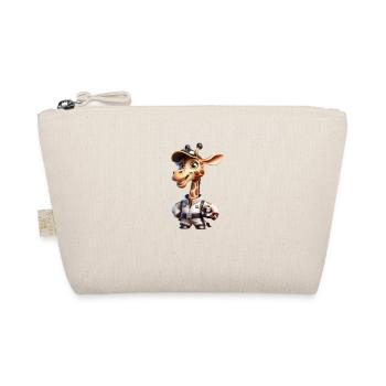 Racer Giraffe - Organic Pouch - nature - Front