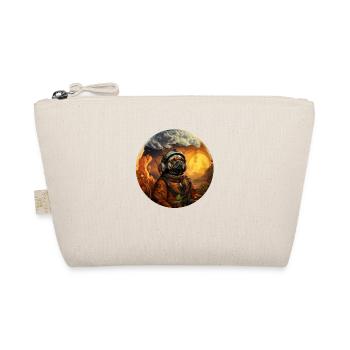 Mops Austronaut - Bio-Täschchen - Natur - Vorne