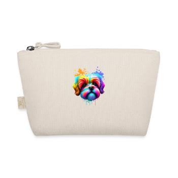 Dog Owner Yorkshire Terrier Dog Puppy - Organic Pouch - nature - Front