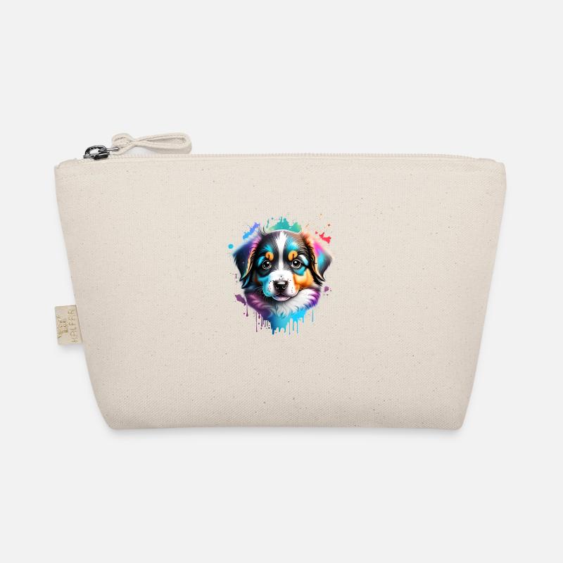 Hundewelpe Australischer Schäferhund Hundehalter Bio-Täschchen