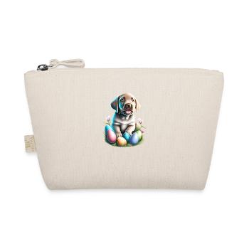Labrador Retriever Easter Easter Eggs Dog Puppy - Organic Pouch - nature - Front