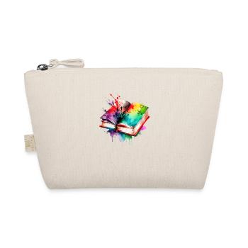 Book Reading Reader Book Lover Books Gift - Organic Pouch - nature - Front