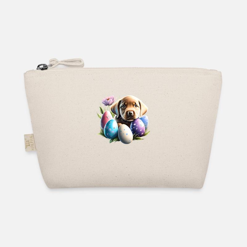 Easter Labrador Puppy Labrador Retriever Easter Eggs Organic Pouch