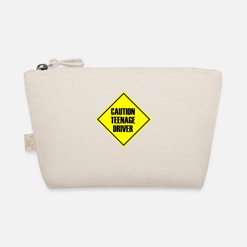 Caution Teenage Driver Organic Pouch
