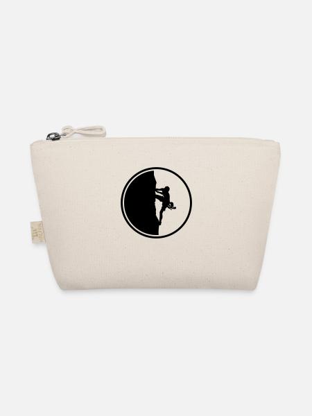 Escalade, Alpinisme, Silhouette, Cercle - Trousse biologique - nature
