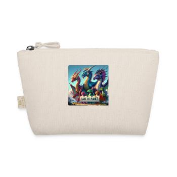 Dragon Family - Organic Pouch - nature - Front