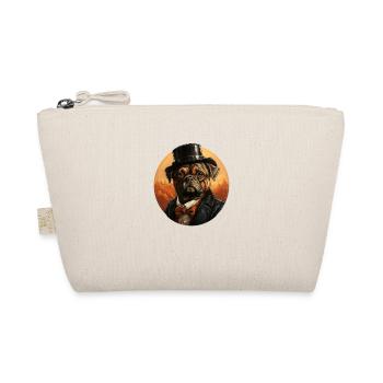 Carlin avec chapeau et costume vintage - Trousse biologique - nature - Devant