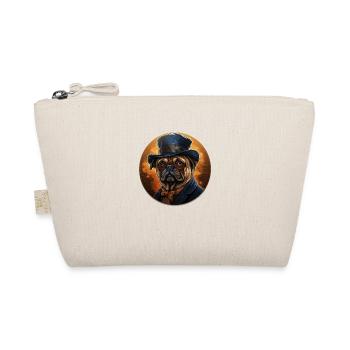 Carlin avec chapeau et costume vintage - Trousse biologique - nature - Devant