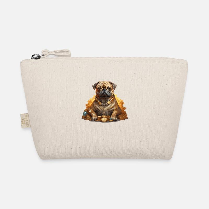 Mops Gold Digger Bio-Täschchen