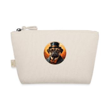 Carlin avec chapeau et costume vintage - Trousse biologique - nature - Devant