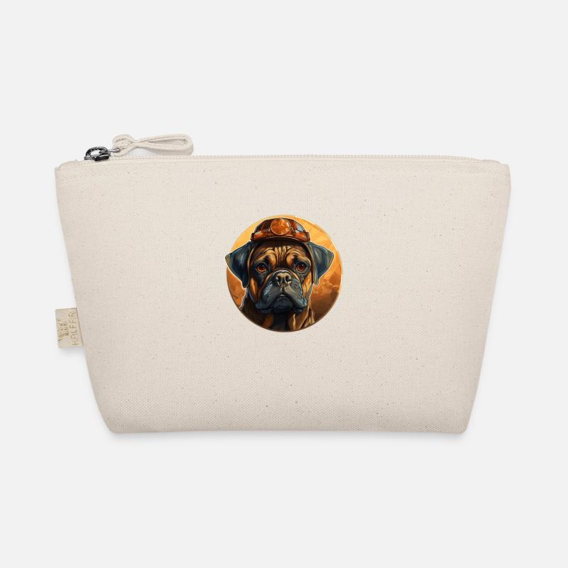 Mops als Baumeister Bio-Täschchen