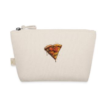 Meine Liebe ist Pizza - Bio-Täschchen - Natur - Vorne