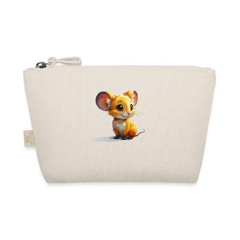 cute mouse - Organic Pouch - nature - Front