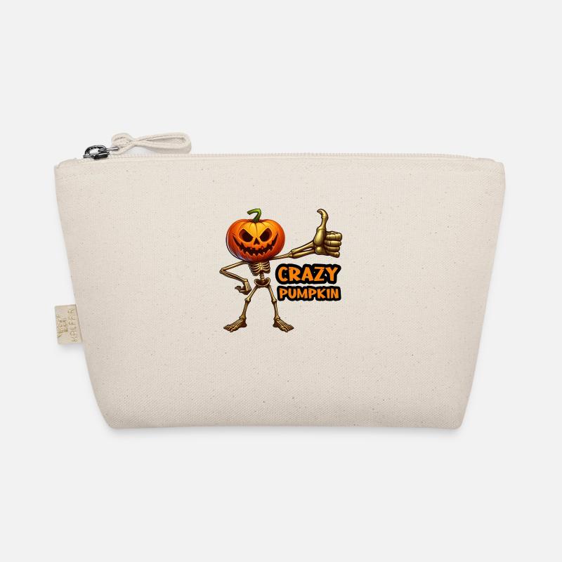 Crazy Veggies: Pumpkin Skeleton Thumbs Up Bio-Täschchen