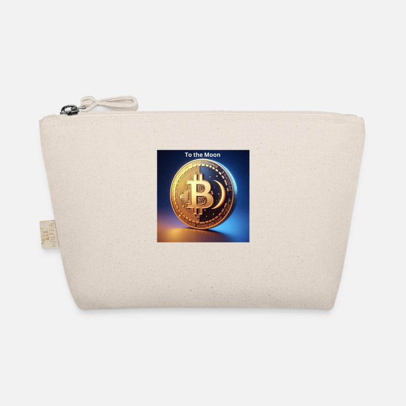 Bitcoin To the Moon - Bio-Täschchen - Natur