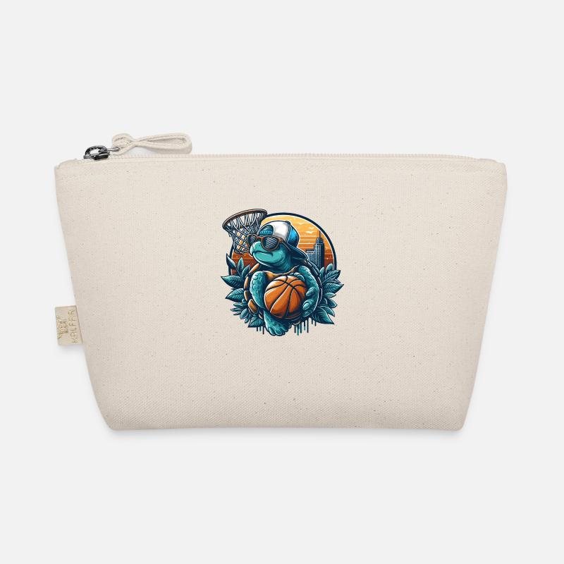 Basketball Turtle Sunglasses Gift Organic Pouch