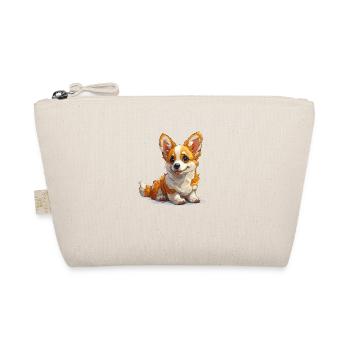 Niedlicher kleiner Hund - Bio-Täschchen - Natur - Vorne