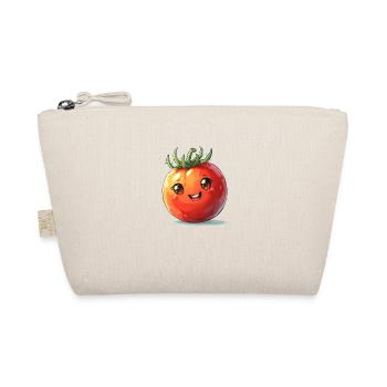Tomato happy comic style - Organic Pouch - nature - Front