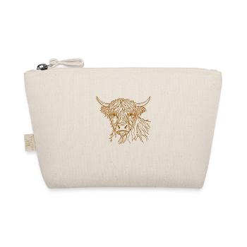 Hairy Cow Doodle - Organic Pouch - nature - Front
